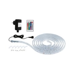 Paulmann SimpleD LED juosta Lauke Basic Set 3m IP44 8,5W 52lm/m 24LEDs/m RGB kaina ir informacija | LED juostos | pigu.lt