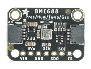 Temperatūros, drėgmės, slėgio ir dujų jutiklis, BME688, SPI/I2C, STEMMA QT/Qwiic, Adafruit 5046 цена и информация | Выключатели, розетки | pigu.lt