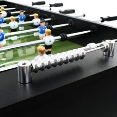 Stalo futbolo stalas 140x74,5x87,5cm, juoda цена и информация | Настольные игры, головоломки | pigu.lt