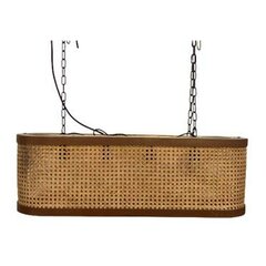 Потолочный светильник DKD Home Decor Натуральный Железо 50 W джут (48 x 48 x 59 cm) цена и информация | Люстры | pigu.lt