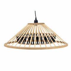 Потолочный светильник DKD Home Decor Коричневый Бамбук 50 W (60 x 60 x 21 cm) цена и информация | Потолочные светильники | pigu.lt