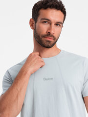 medvilniniai marškinėliai – šviesiai pilki v4 om-tsct-0170 kaina ir informacija | Vyriški marškinėliai | pigu.lt
