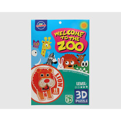 3D-паззл Zoo Лев, 27 x 18 cм, 11 предметов цена и информация | Пазлы | pigu.lt