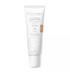 Маскирующая основа для макияжа Avene Couvrance Fluid Foundation Corrector SPF20 04, медовый, 30 мл цена и информация | Пудры, базы под макияж | pigu.lt