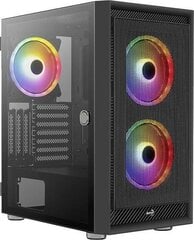 Aerocool Graphite-G-BK-v2 kaina ir informacija | Korpusai | pigu.lt