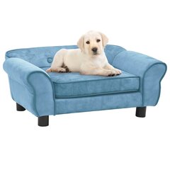 Lova šunims, 72x45x30cm, mėlyna kaina ir informacija | Guoliai, pagalvėlės | pigu.lt