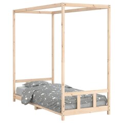 Vaikiškos lovos rėmas , 90x200 cm, rudas kaina ir informacija | Vaikiškos lovos | pigu.lt
