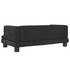 Vaikiška sofa , juoda цена и информация | Детские диваны, кресла | pigu.lt