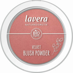 Пудра Velvet Blush с органическим миндальным маслом и минеральными цветными пигментами цена и информация | Бронзеры (бронзаторы), румяна | pigu.lt