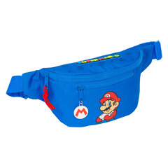 Diržo kišenė Super Mario Play Mėlyna Raudona 23 x 12 x 9 cm S4309701 kaina ir informacija | Moteriškos rankinės | pigu.lt