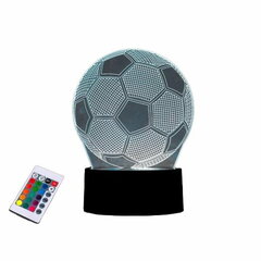 LED lemputė iTotal Football 3D Spalvotas kaina ir informacija | Staliniai šviestuvai | pigu.lt