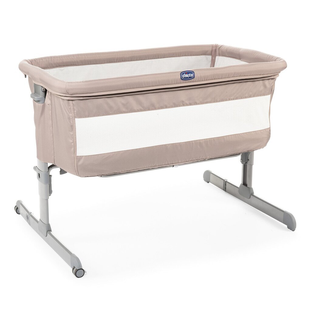 Chicco lopšiukas Next2me Comforter, light brown kaina ir informacija | Kūdikių lovytės | pigu.lt