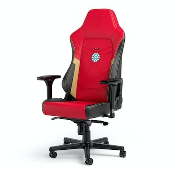 Žaidimų kėdė Noblechairs HERO Iron Man Edition Juoda Raudona kaina ir informacija | Biuro kėdės | pigu.lt