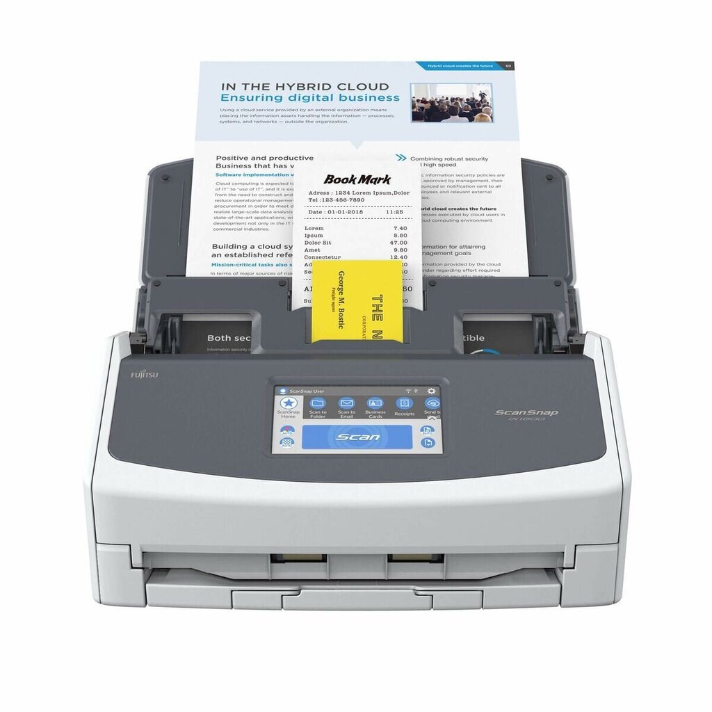 Fujitsu Skeneriai ScanSnap iX1600 30 ppm kaina ir informacija | Skeneriai | pigu.lt