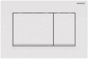 Клавиша смыва Geberit, Sigma 30, белый-белый матовый-белый 115.883.11.1 цена и информация | Детали для унитазов, биде | pigu.lt