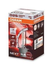 Osram D2S ksenono lempa Night Breaker Laser +200% 1 vnt. цена и информация | Автомобильные лампочки | pigu.lt