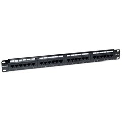 Komutacine panelė Intellinet PatchPanel 1U 19" spintoms UTP 24x RJ45 Cat5e цена и информация | Аксессуары для компонентов | pigu.lt