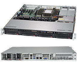 Supermicro SuperServer 5019P-MTR Intel C622 LGA 3647 (Socket P) Rack (1U) Black цена и информация | Аксессуары для компонентов | pigu.lt