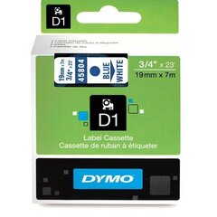 DYMO D1 Juostelė 19 mm x 7 m mėlynas ant baltos kaina ir informacija | Spausdintuvų priedai | pigu.lt