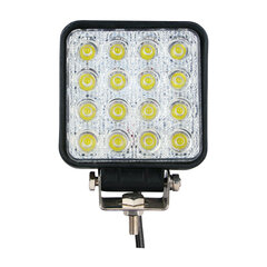Darbinis šviestuvas – kvadratinis 48W potvynis M-TECH kaina ir informacija | Automobilių lemputės | pigu.lt