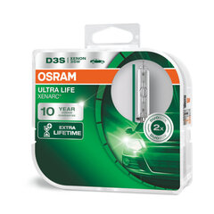 Автомобильная лампа OS66340ULT-HCB Osram OS66340ULT-HCB D3S 35W 42V (2 Предмета) цена и информация | Автомобильные лампочки | pigu.lt