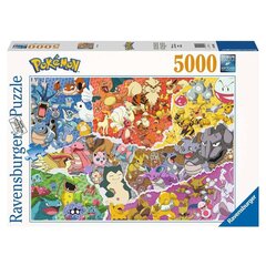 Пазл Pokemon Ravensburger, 5000д цена и информация | Пазлы | pigu.lt