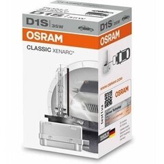 Автомобильная ксеноновая лампочка Osram Xenarc Original D1S 35W PK32D-2 цена и информация | Автомобильные лампочки | pigu.lt