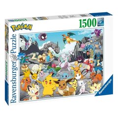 Dėlionė su personažais Ravensburger Pokemon, 1500 d. kaina ir informacija | Dėlionės (puzzle) | pigu.lt