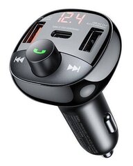 Remax RCC331 FM-передатчик Автомобильный радиоприемник MP3 / 2xUSB / Type-C / MicroSD цена и информация | FM-модуляторы | pigu.lt