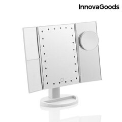 Padidinantis veidrodis InnovaGoods 4 IN 1 LED kaina ir informacija | Kosmetinės, veidrodėliai | pigu.lt