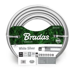 Шланг для полива Bradas NTS White Silver 3/4" 30м цена и информация | Оборудование для полива | pigu.lt