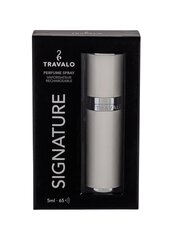 Многоразовый флакон для духов Travalo Signature White 5 мл цена и информация | Косметички, косметические зеркала | pigu.lt