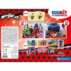 2 dėlionių rinkinys Clementoni Miraculous: Tales of Ladybug &amp; Cat Noir kaina ir informacija | Dėlionės (puzzle) | pigu.lt