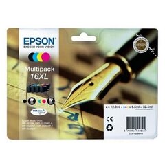 Картридж Epson T16XL, синий, розовый, чёрный, жёлтый цена и информация | Картриджи для струйных принтеров | pigu.lt