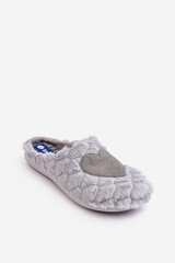 Women's Furry Home Shoes Slippers Inblu EC000099 Grey 28355-21 цена и информация | Женские тапочки | pigu.lt