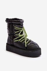 Women's Snow Boots On Thick Sole Vegan DFranklin DFSH371007 Black 28407-21 цена и информация | Женские сапоги | pigu.lt