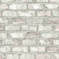 Tapetai Dutch Wallcoverings EW3104, balti, plytų dizaino цена и информация | Обои | pigu.lt