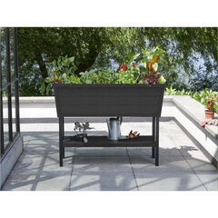 Vazonas Alfresco Garden Bed 110L pilkas kaina ir informacija | Vazonai | pigu.lt