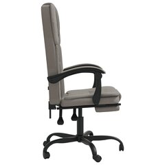 Atlošiama biuro kėdė, Audinys, taupe spalva цена и информация | Офисные кресла | pigu.lt