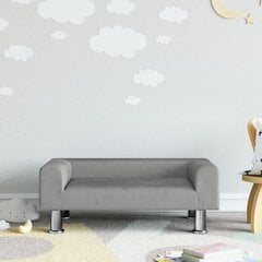 Vaikiška sofa , pilka kaina ir informacija | Vaikiški sėdmaišiai, foteliai, pufai | pigu.lt
