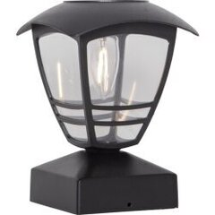 LED lauko šviestuvas ant saulės baterijų juodas 0,3W 14x19cm kaina ir informacija | Lauko šviestuvai | pigu.lt