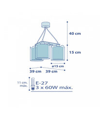 Dalber vaikiškas pakabinamas šviestuvas Little Jungle kaina ir informacija | Vaikiški šviestuvai | pigu.lt