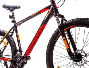 29" vyriškas MTB dviratis Kalnų dviratis su Shimano 7 pavarų Tatra Bikes Horizon juoda kaina ir informacija | Dviračiai | pigu.lt