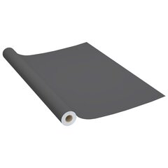 Lipni plėvelė baldams, pilka, 500x90cm, pvc kaina ir informacija | Lipnios plėvelės | pigu.lt