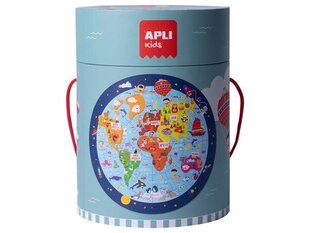 Apvali dėlionė Pasaulio žemėlapis Apli Kids, 48d kaina ir informacija | Dėlionės (puzzle) | pigu.lt