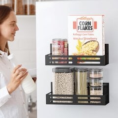 Toski magnetinė lentyna šaldytuvui, 2 vnt. kaina ir informacija | Virtuvės baldų priedai | pigu.lt