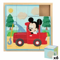 Vaikiška medinė puzlė Disney + 3 metų (6 vnt.) kaina ir informacija | Dėlionės (puzzle) | pigu.lt