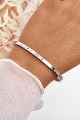 Silver Steel Bracelet with Cubic Zirconia Lauren 28634-uniw цена и информация | Женские браслеты | pigu.lt