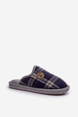 Men's Gray Slip-On Slippers Kallile 28673-R цена и информация | Мужские шлепанцы, босоножки | pigu.lt