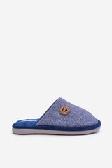 Men's Classic Blue Slippers Makis 28681-R цена и информация | Мужские шлепанцы, босоножки | pigu.lt